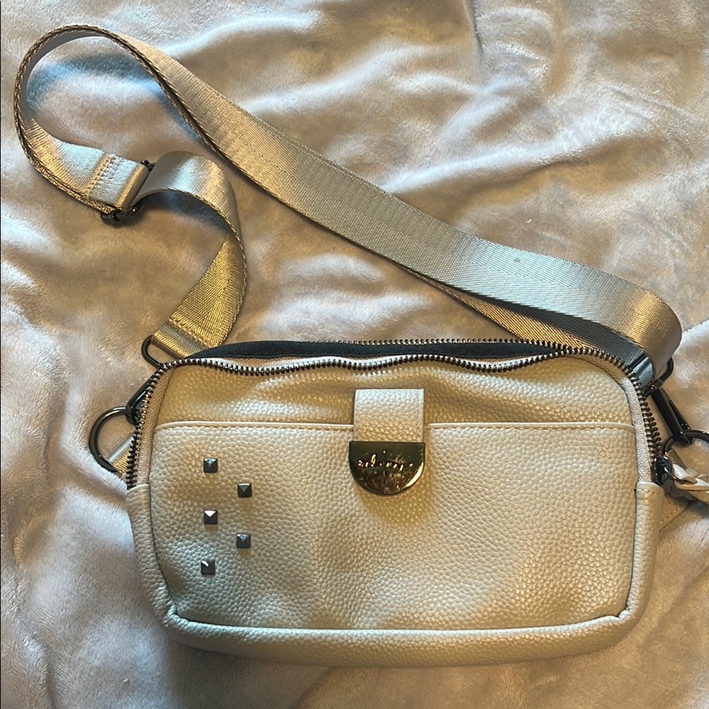 Elegant Crossbody Bag with Stud Accents